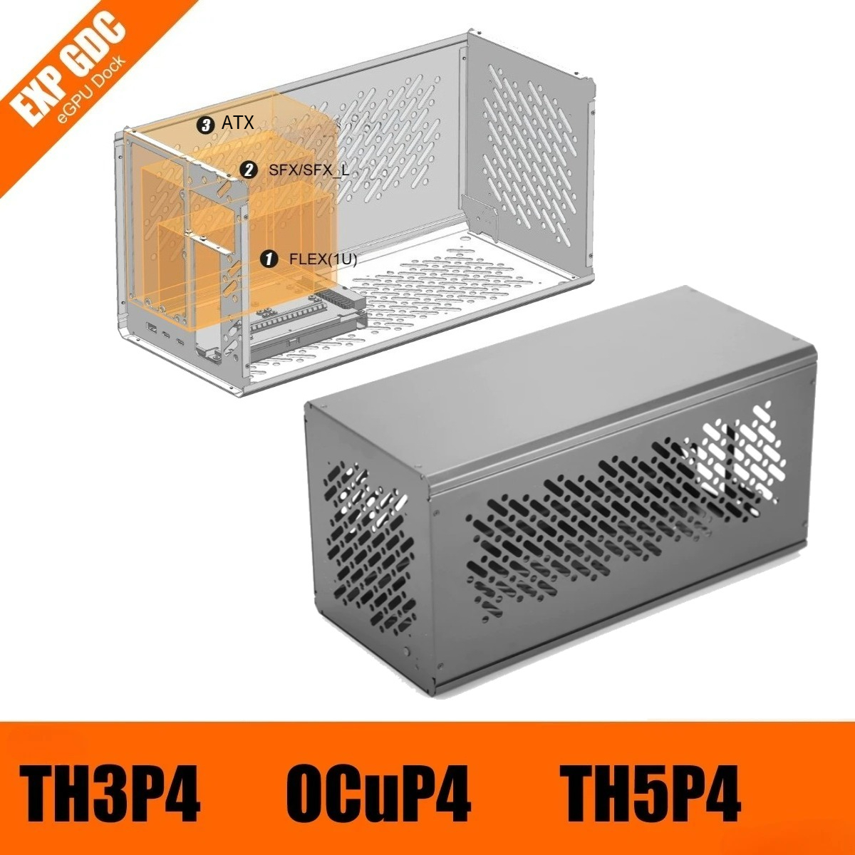 External Gpu Dock Pcie 4.0 Oculink - Chasis de Metal para TH3P4 TH5P4
