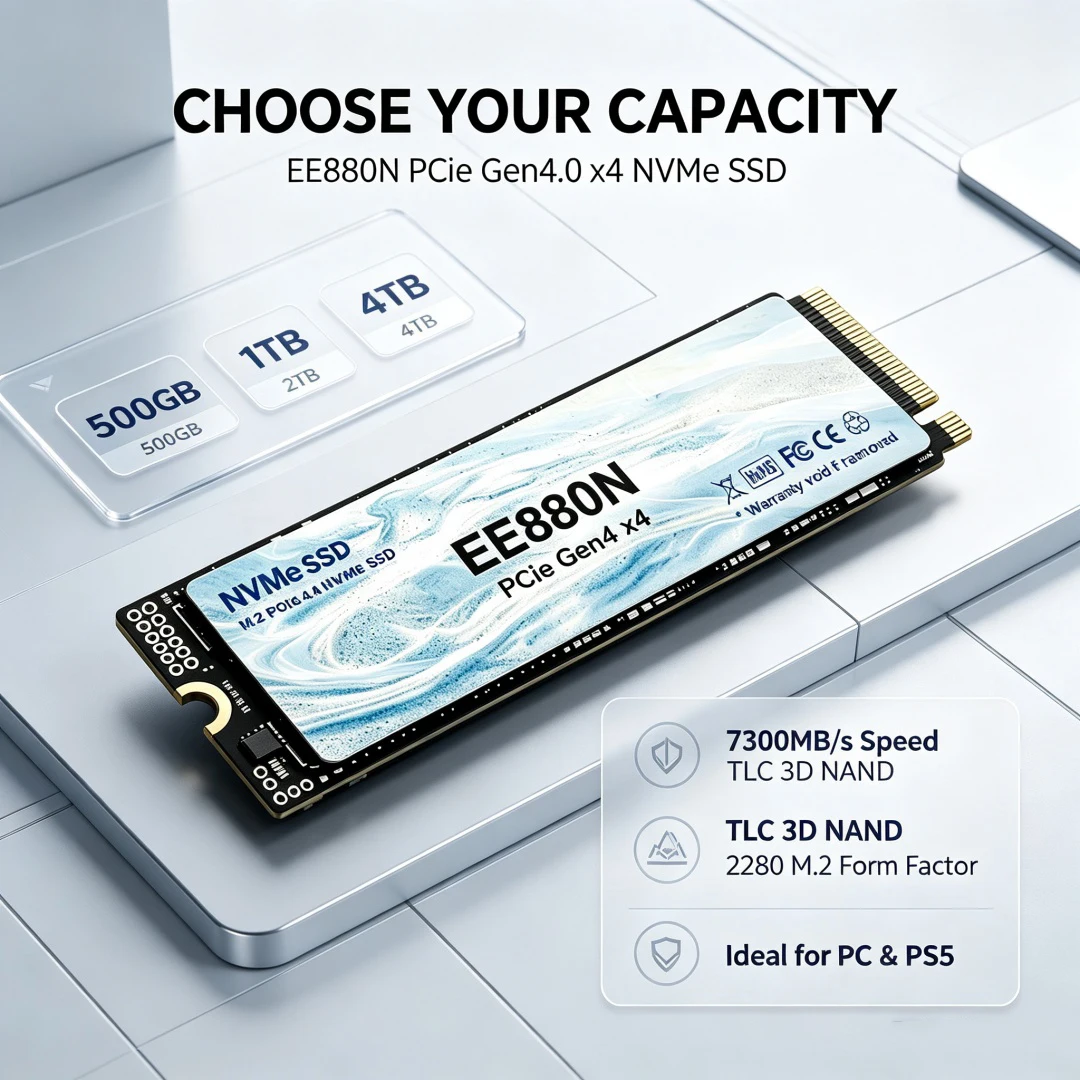 SSD NVMe EE880N M.2 2280 PCIe  - M.2 Nvme 4Tb Pcie 4.0 Ssd reseña y precio