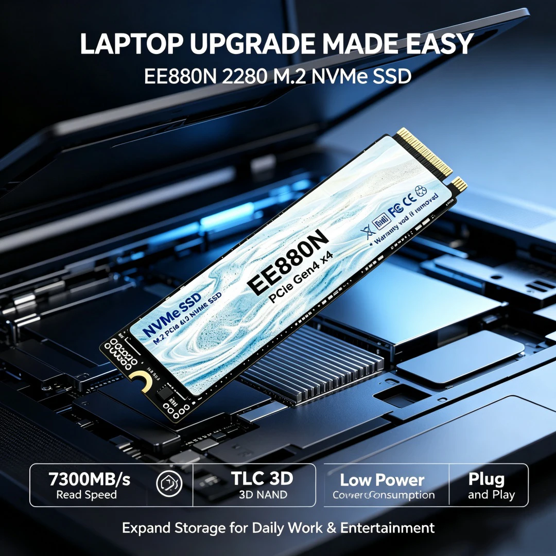 SSD NVMe EE880N M.2 2280 PCIe  - M.2 Nvme 4Tb Pcie 4.0 Ssd reseña y precio