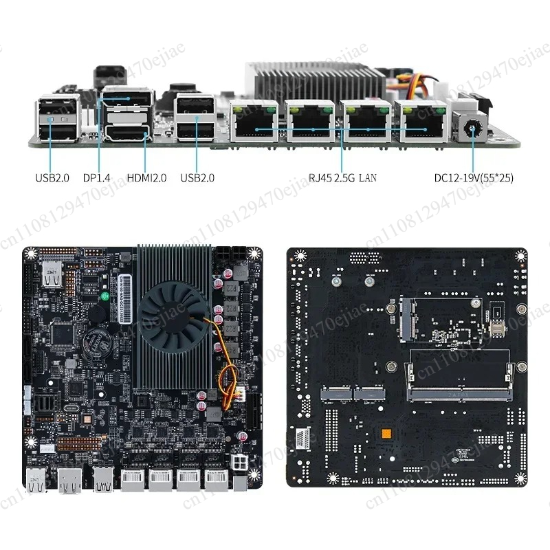 Placa base NAS N100 de 6 bahía - Nas Motherboard N100 6 Sata reseña y precio