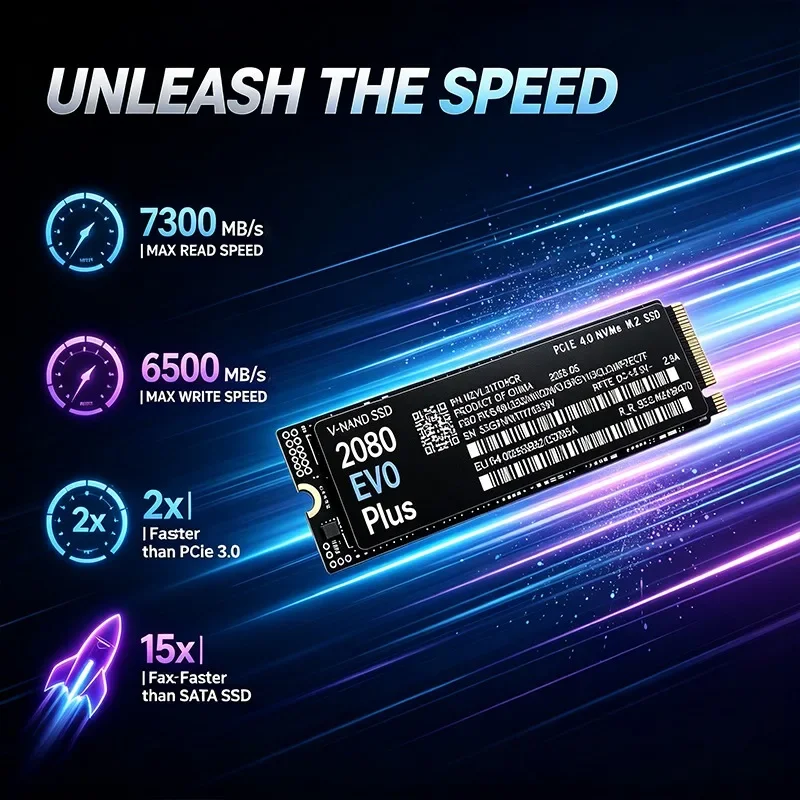2080 EVO Plus M.2 NVMe 2280 PC - M.2 Nvme 4Tb Pcie 4.0 Ssd reseña y precio