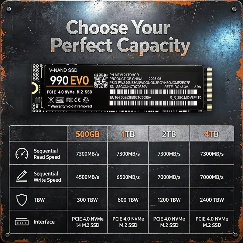 990 EVO M.2 2280 NVMe PCIe 4.0 - M.2 Nvme 4Tb Pcie 4.0 Ssd reseña y precio